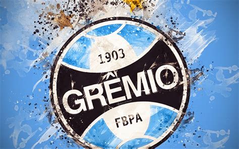 Gremio fc san diego is an american soccer/football club based in mira mesa, san diego, california. Download wallpapers Gremio FC, 4k, paint art, logo ...