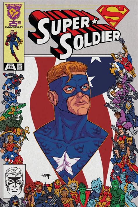 30 Amalgam 25th Anniversary Cover Super Soldier In Reed Nitzs Amalgam