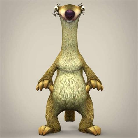 Sid From Ice Age 3d Model By 3dseller