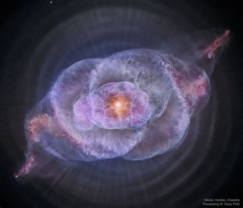Capturing The Cosmos — The Cats Eye Nebula In Optical And X Ray Via