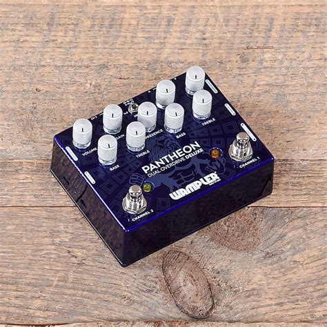 Wampler Dual Pantheon Deluxe Dual Overdrive Pedal Reverb