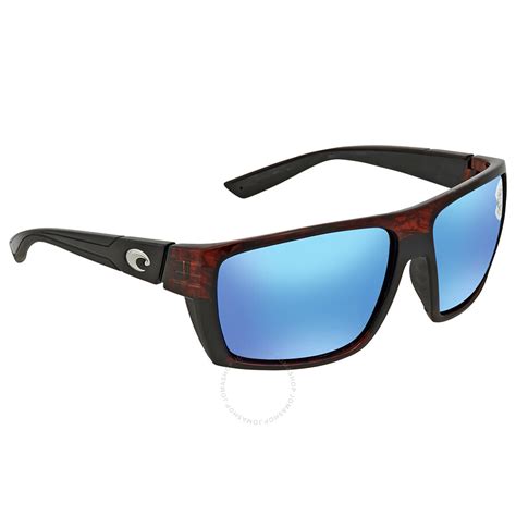 Costa Del Mar Hamlin Blue Mirror Rectangular Sunglasses Hl 10 Obmglp