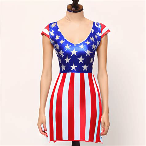 american flag dress for women · creative fabrica