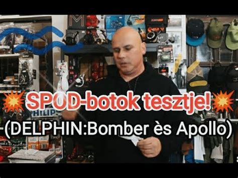 Ár tér Horgász Videók DELPHIN APOLLO Spod és BOMBER spod botok