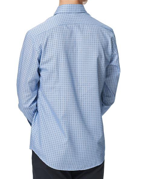 Eton Cotton Tencel Shirt Blue At