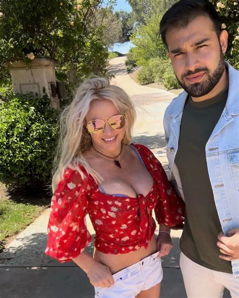 Britney Spears Straddles Sam Asghari In New Snaps After First Wedding