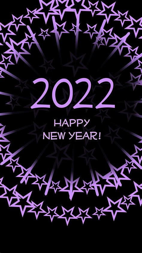 Happy New Year 2022! 012 - Kostenloses Handy Hintergrundbild