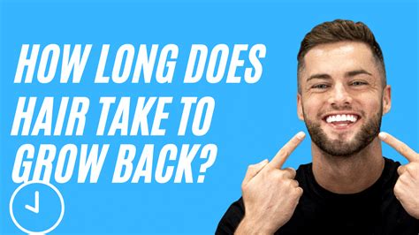 How Long Does It Take For Hair To Grow Back After A Hair Transplant