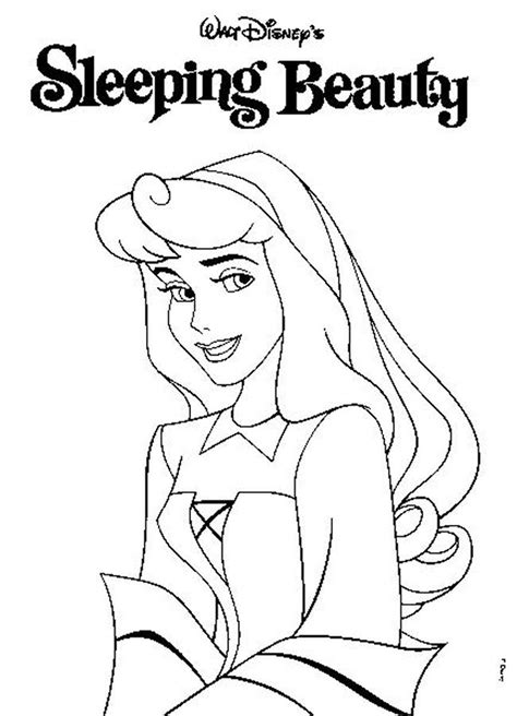 Princess Sleeping Beauty Coloring Pages