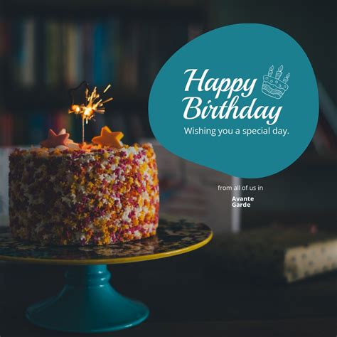 Free Birthday Post Templates And Examples Edit Online And Download