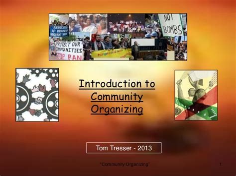 Introduction To Community Organizing