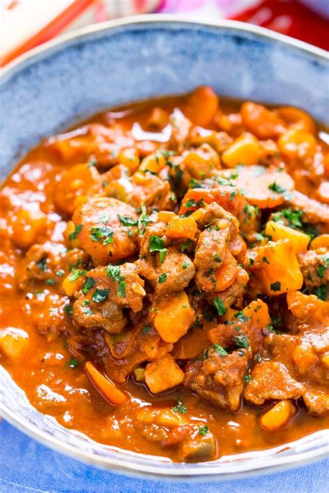 Super soft chunks of beef simmered in a tantalizing. Hearty Hungarian Goulash Recipe | Sugar and Soul