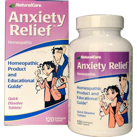 Natural Care Anxiety Relief 120 Tablets Health And Wellness Vitamins