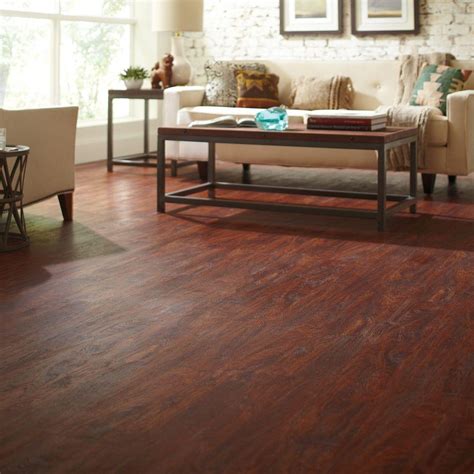 Vinyl plank flooring is one of the most popular flooring choices for busy households, offices, cafes and commercial applications. TrafficMASTER Cherry 6 in. x 36 in. Luxury Vinyl Plank ...