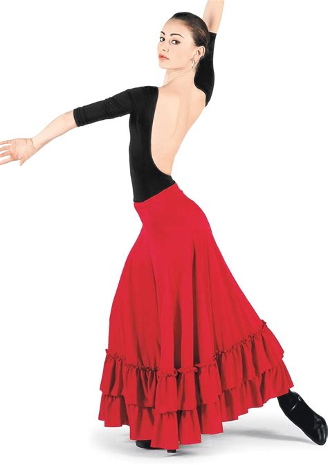 Bal Togs Adult Flamenco Ballroom Skirt Clothing Shoes