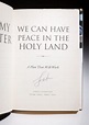 We Can Have Peace In The Holy Land - The First Edition Rare Books