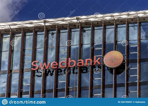 Swedbank Logo On Swedbank Head Office Building On 30 May 2021 In