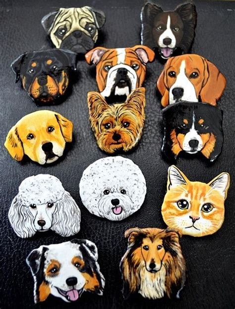 Custom Pet Pins And Portrait Pets Unique Items Products Fun To Be One