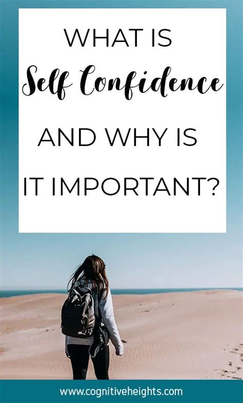 What Is Self Confidence And Why Is It Important Cognitive Heights