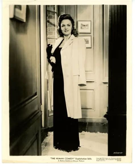 Vintage 8x10 Photo Actress Donna Reed 1943 The Human Comedy 1999