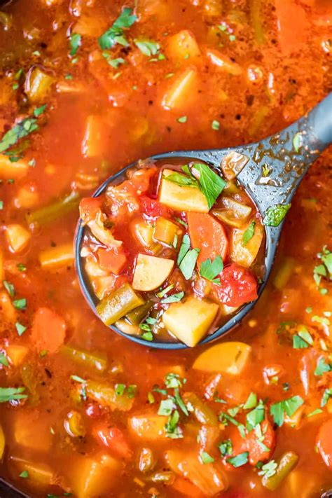 Hearty Vegetable Soup Recipe The Cookie Rookie®