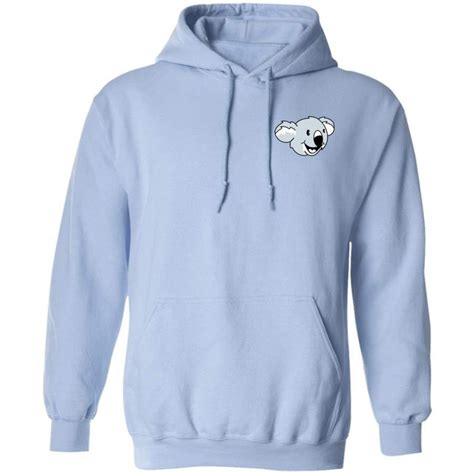 Colby Brock Merch Colby Brock Koala Emoji Hoodie Light Blue In 2022