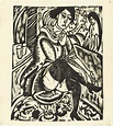 Ernst Ludwig Kirchner. Woman Buttoning Her Shoe (Frau, Schuh zuknöpfend ...