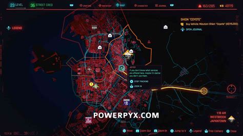 Cyberpunk 2077 Map Cyberpunk 2077 Map Von Night City Alle 7 Distrikte