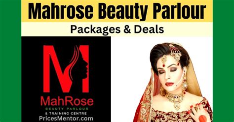 Mahrose Beauty Parlour Price List 2024 Menu Packages And Deals
