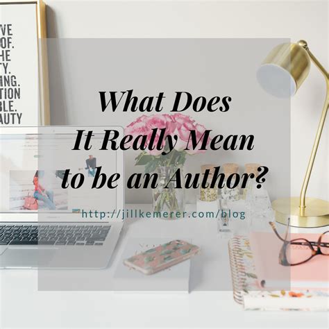 What Being An Author Really Means Jill Kemerer Publishers Weekly