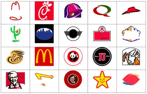 Fast food logo template is a stylish food cap logo with speed meter concept, and this is what makes this logo different from others. Click the Fast Food Logos Quiz