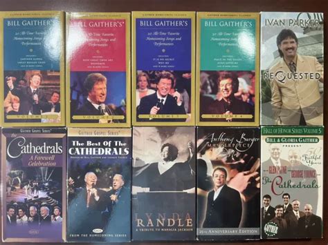 Bill Gloria Gaither Gospel Homecoming Series Vhs Lot Of Used Picclick
