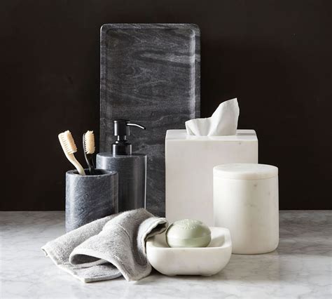 Bath accessories marble travertine bathroom sets mike and ally palazzo. Black Marble Bath Accessories