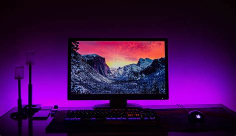 Night Pc Screen Mockup