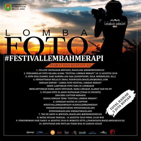 Jateng Live Event - EVENT MAGELANG - Lomba Fotografi FESTIVAL LEMBAH MERAPI