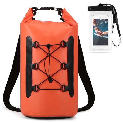 Waterproof Outdoor Backpack Dry Bag Swimming Bag Roll Top Dry Sack Dry Backpack Water Floating