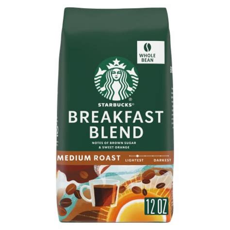 Starbucks® Breakfast Blend Medium Roast Whole Bean Coffee 12 Oz