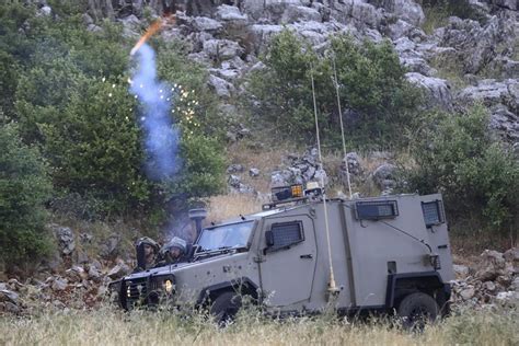 Israeli Troops Fire Tear Gas To Disperse Protesters Along Lebanon Border