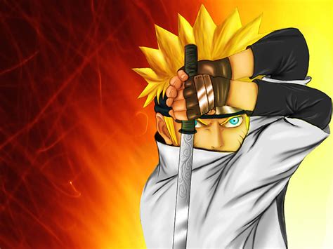 Naruto Shipuden With Sword Wallpaper