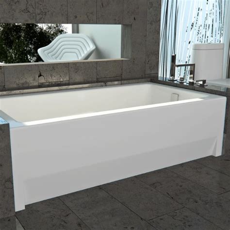 Alcove Tub | Bathtub with Skirt & Flange for 3 Wall Alcove