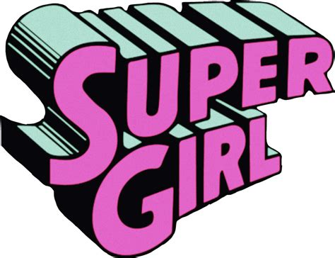 Pink Clipart Supergirl Super Girl Logo Png Transparent Png Clipart