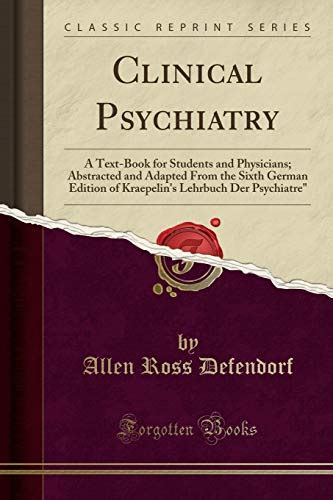 9780341859307 Clinical Psychiatry A Text Book For Students And
