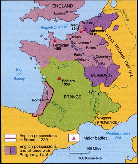 England And France During The First English Invasion Of France