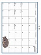Jan Brett 1999 Calendar - June grid