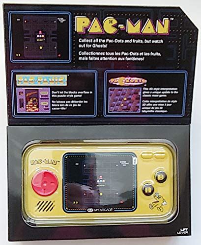 My Arcade Pac Man Pocket Player Featuring 3 Classic Games Pac Man Pac