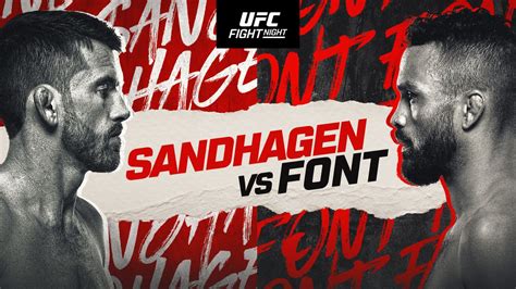 Ufc Fight Night Sandhagen Vs Font Main Card 8623 Stream The