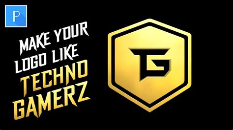 How To Make Logo Like Techno Gamerz In Mobile Techno Gamerz Logo