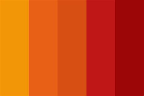 Red And Orange Day Color Palette
