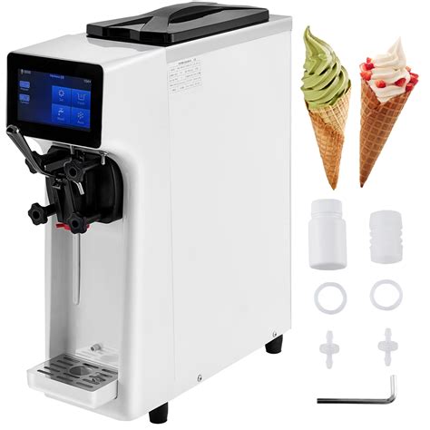 Vevor Commercial Ice Cream Machine L H Yield W Countertop Soft Serve Maker With
