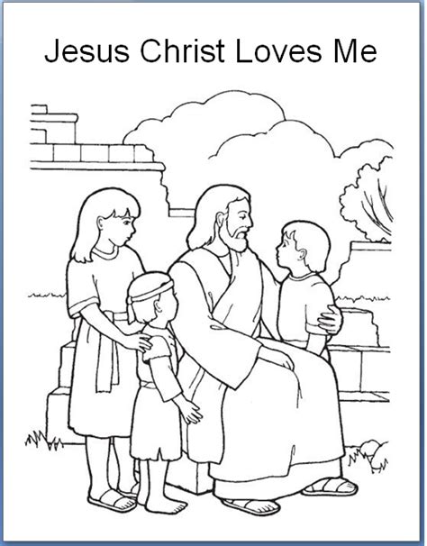 Jesus Coloring Pages Lds Coloring Pages Bible Coloring Pages